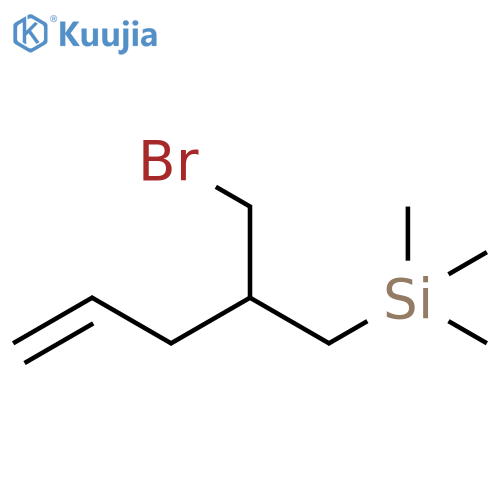 Silane, [2-(bromomethyl)-4-penten-1-yl]trimethyl- structure