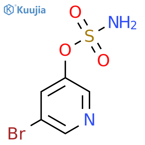 5-Bromopyridin-3-yl sulfamate structure