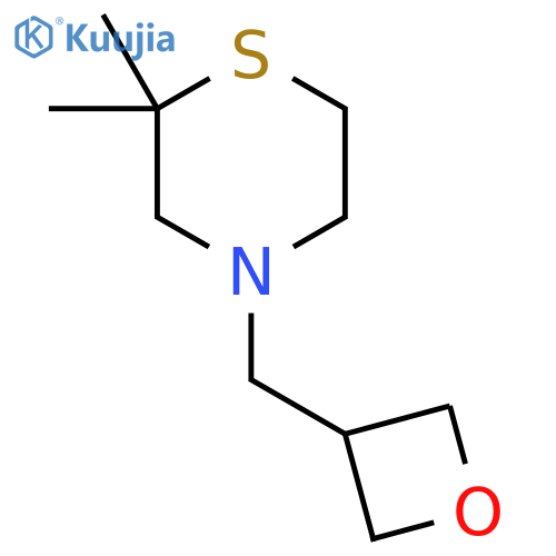 2,2-Dimethyl-4-(oxetan-3-ylmethyl)thiomorpholine structure