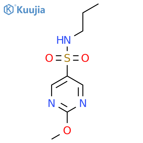 2-methoxy-N-propylpyrimidine-5-sulfonamide structure