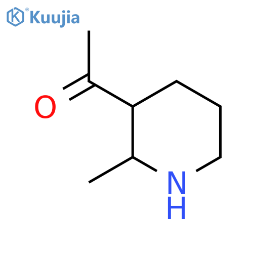 1-(2-Methylpiperidin-3-yl)ethan-1-one structure