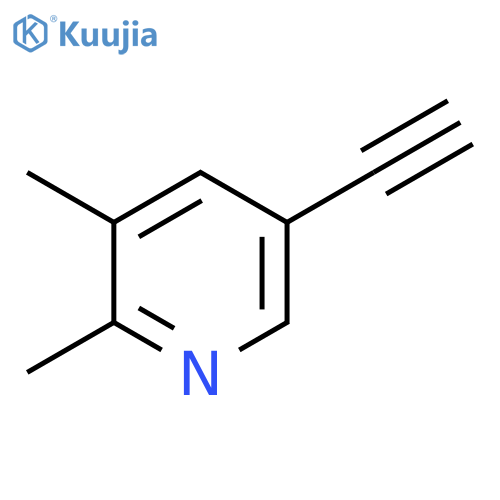 5-Ethynyl-2,3-dimethylpyridine structure