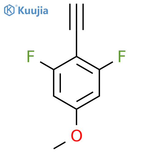 2-Ethynyl-1,3-difluoro-5-methoxybenzene structure