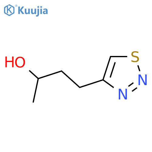 4-(1,2,3-Thiadiazol-4-yl)butan-2-ol structure