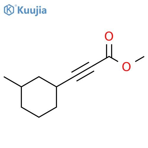 2-Propynoic acid, 3-(3-methylcyclohexyl)-, methyl ester structure