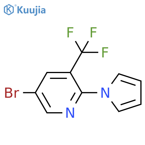 5-Bromo-2-(1H-pyrrol-1-yl)-3-(trifluoromethyl)pyridine structure