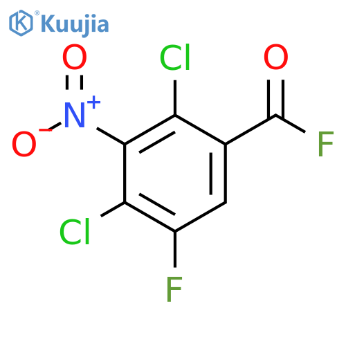 Benzoyl fluoride, 2,4-dichloro-5-fluoro-3-nitro- structure