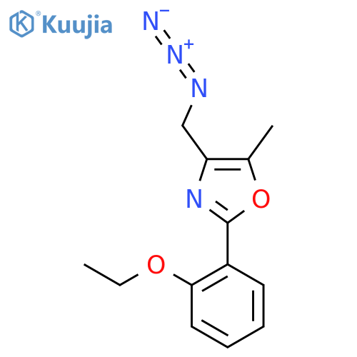 4-(Azidomethyl)-2-(2-ethoxyphenyl)-5-methyl-1,3-oxazole structure