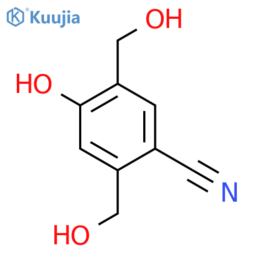 4-Hydroxy-2,5-bis(hydroxymethyl)benzonitrile structure