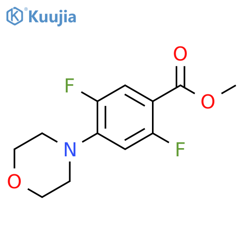 Methyl 2,5-difluoro-4-morpholin-4-ylbenzoate structure