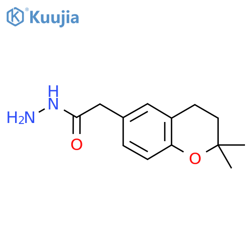 2-(2,2-Dimethyl-3,4-dihydro-2H-chromen-6-yl)acetohydrazide structure