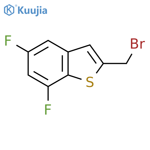 2-Bromomethyl-5,7-difluoro-benzo[b]thiophene structure