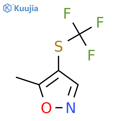 5-Methyl-4-(trifluoromethylthio)isoxazole structure