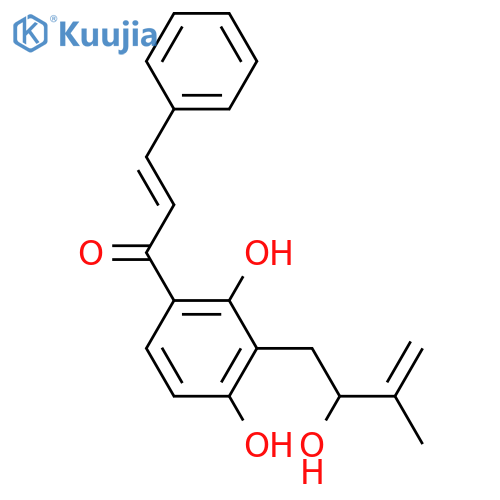 2',4'-Dihydroxy-3'-prenylchalcone; Δ3''-Isomer, 2''ξ-hydroxy structure