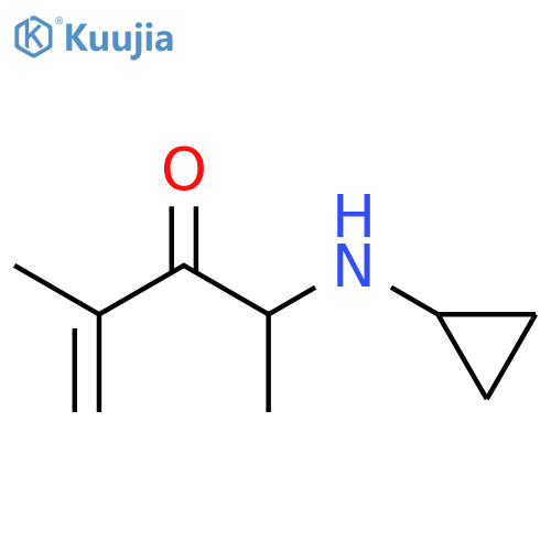 1-Penten-3-one, 4-(cyclopropylamino)-2-methyl- structure