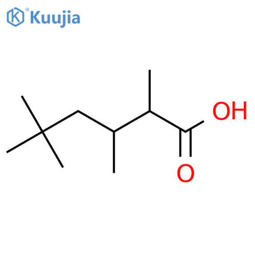 2,3,5,5-Tetramethylhexanoic acid structure