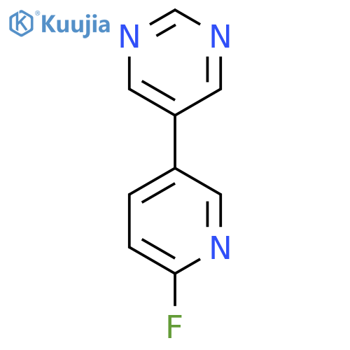 5-(6-Fluoropyridin-3-yl)pyrimidine structure