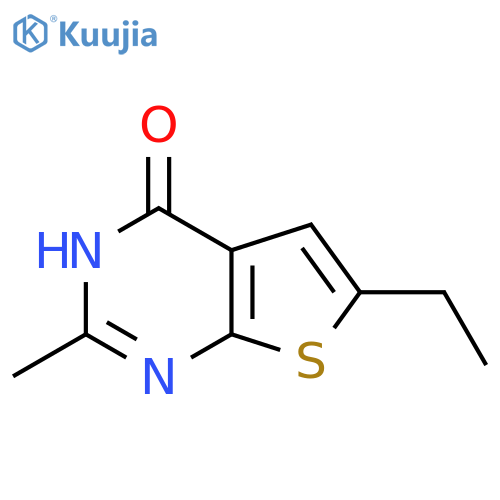 6-Ethyl-2-methylthieno[2,3-d]pyrimidin-4(3H)-one structure