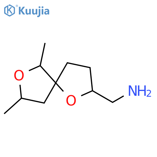 1,7-Dioxaspiro[4.4]nonane-2-methanamine, 6,8-dimethyl- structure