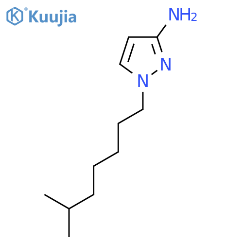 1-(6-methylheptyl)-1H-pyrazol-3-amine structure