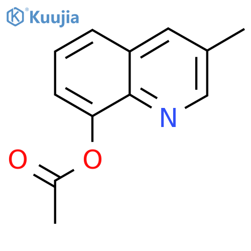 8-Acetoxy-3-methylquinoline structure