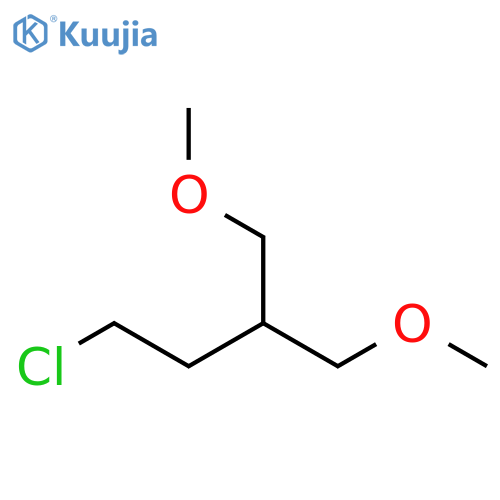 Butane, 4-chloro-1-methoxy-2-(methoxymethyl)- structure