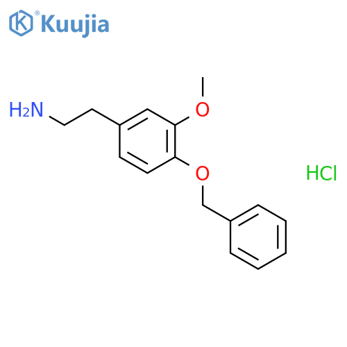 3-Methoxy-4-(benzyloxy)phenethylamine Hydrochloride structure