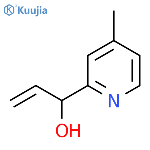 1-(4-methylpyridin-2-yl)prop-2-en-1-ol structure
