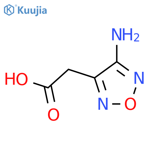 3-Amino-4-(carboxymethyl)furazane structure
