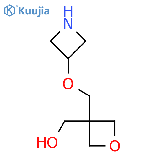 {3-[(Azetidin-3-yloxy)methyl]oxetan-3-yl}methanol structure