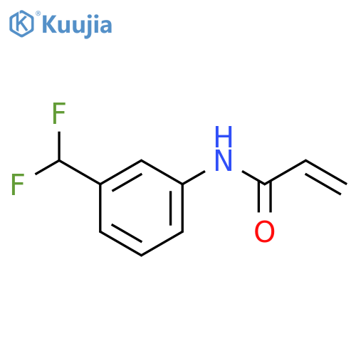 N-[3-(Difluoromethyl)phenyl]-2-propenamide structure