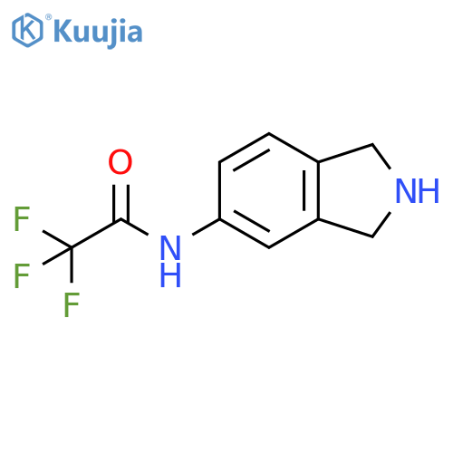 Acetamide, N-(2,3-dihydro-1H-isoindol-5-yl)-2,2,2-trifluoro- structure