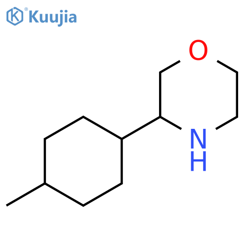 Morpholine, 3-(4-methylcyclohexyl)- structure
