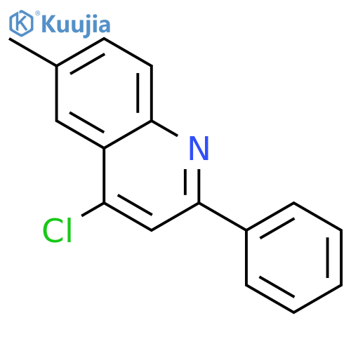 4-CHLORO-6-METHYL-2-PHENYLQUINOLINE structure