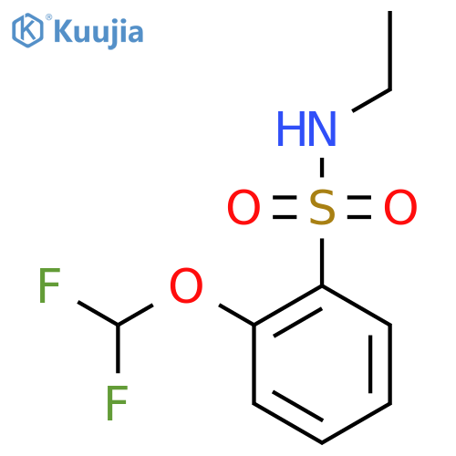2-(difluoromethoxy)-N-ethylbenzenesulfonamide structure
