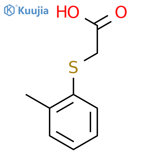 2-[(2-methylphenyl)sulfanyl]acetic acid structure