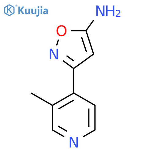 3-(3-Methylpyridin-4-yl)-1,2-oxazol-5-amine structure