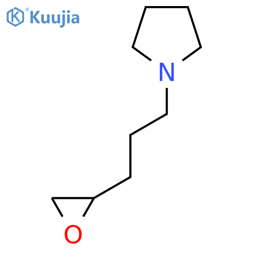 1-[3-(Oxiran-2-yl)propyl]pyrrolidine structure