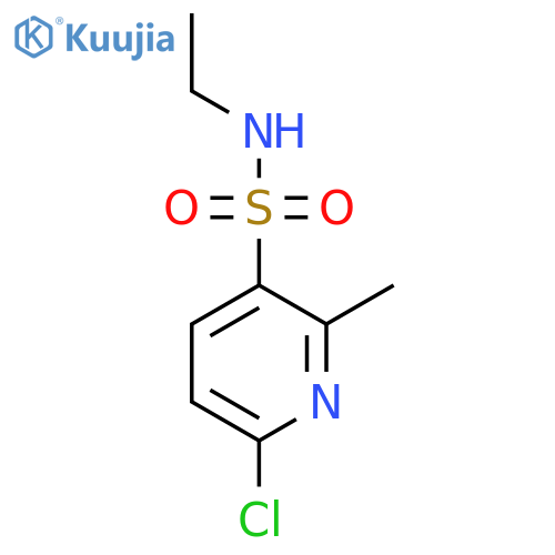 6-Chloro-N-ethyl-2-methylpyridine-3-sulfonamide structure