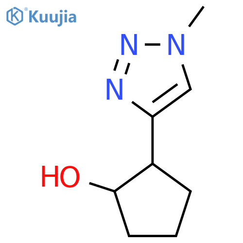 2-(1-Methyl-1H-1,2,3-triazol-4-yl)cyclopentan-1-ol structure