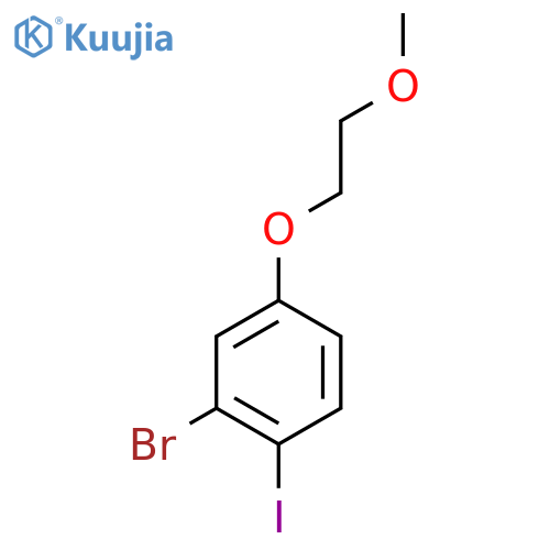 2-Bromo-1-iodo-4-(2-methoxyethoxy)benZene structure