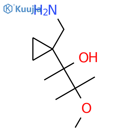Cyclopropanemethanol, 1-(aminomethyl)-α-(1-methoxy-1-methylethyl)-α-methyl- structure