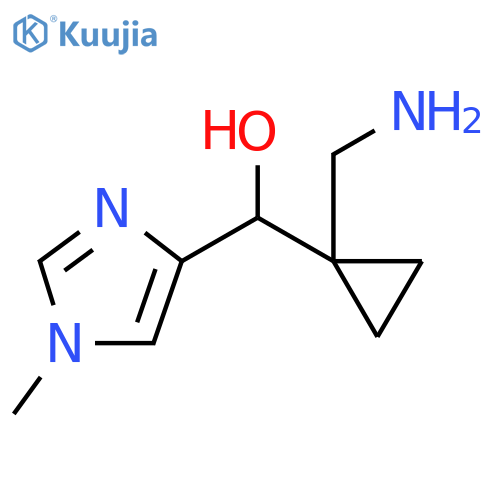 1H-Imidazole-4-methanol, α-[1-(aminomethyl)cyclopropyl]-1-methyl- structure