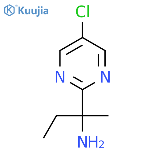 2-(5-Chloropyrimidin-2-yl)butan-2-amine structure
