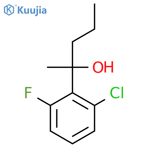 2-(2-Chloro-6-fluorophenyl)pentan-2-ol structure