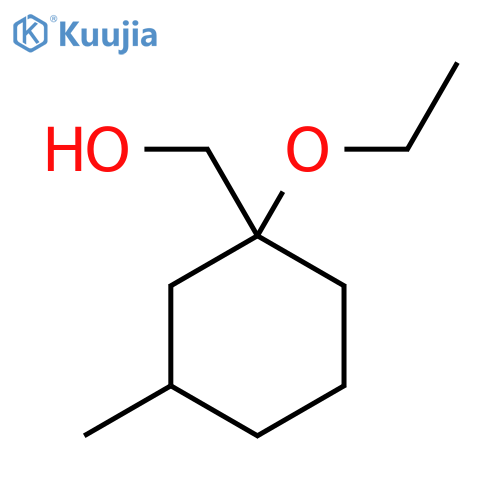 (1-Ethoxy-3-methylcyclohexyl)methanol structure