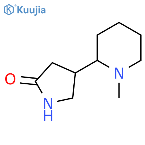 4-(1-Methylpiperidin-2-yl)pyrrolidin-2-one structure