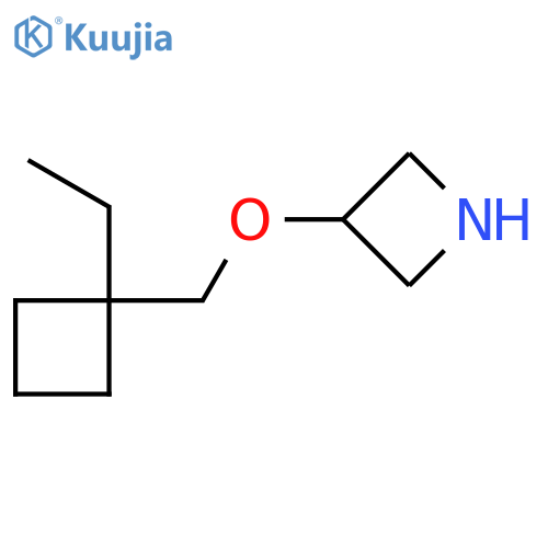 3-[(1-Ethylcyclobutyl)methoxy]azetidine structure