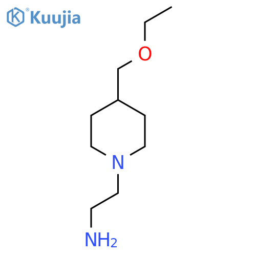 2-(4-(Ethoxymethyl)piperidin-1-yl)ethan-1-amine structure