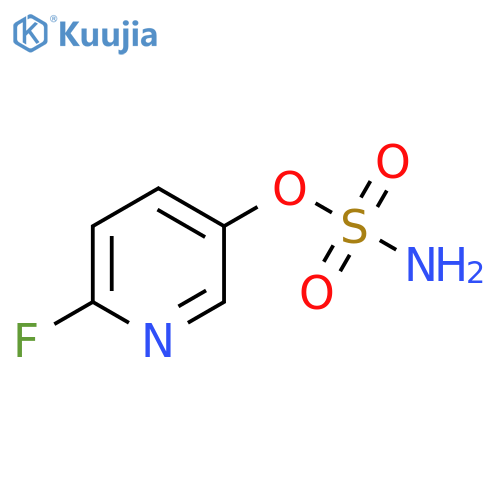 6-fluoropyridin-3-yl sulfamate structure